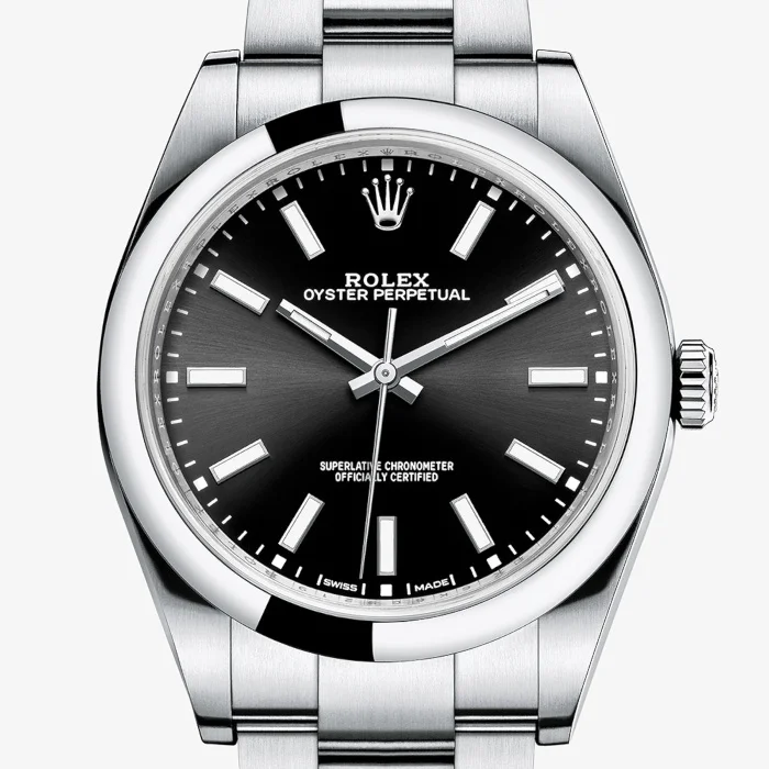 Rolex Oyster Perpetual Watch in Silver Color