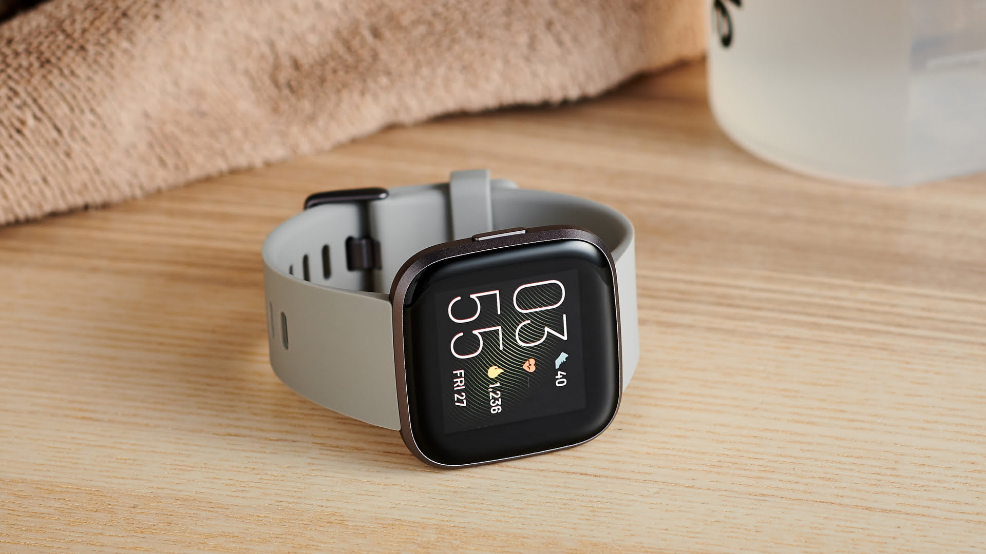 Fitbit Versa 2 swimming digital watch.