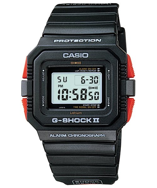 Black G-Shock 5500 military wristwatch