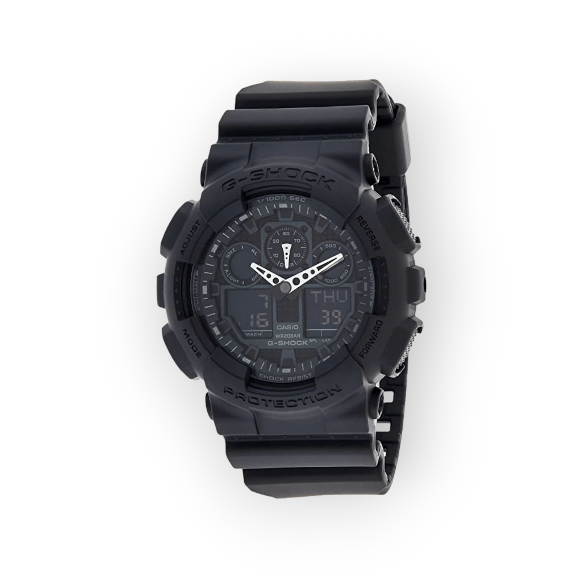 G-Shock GA100-1A1 3-eye wristwatch