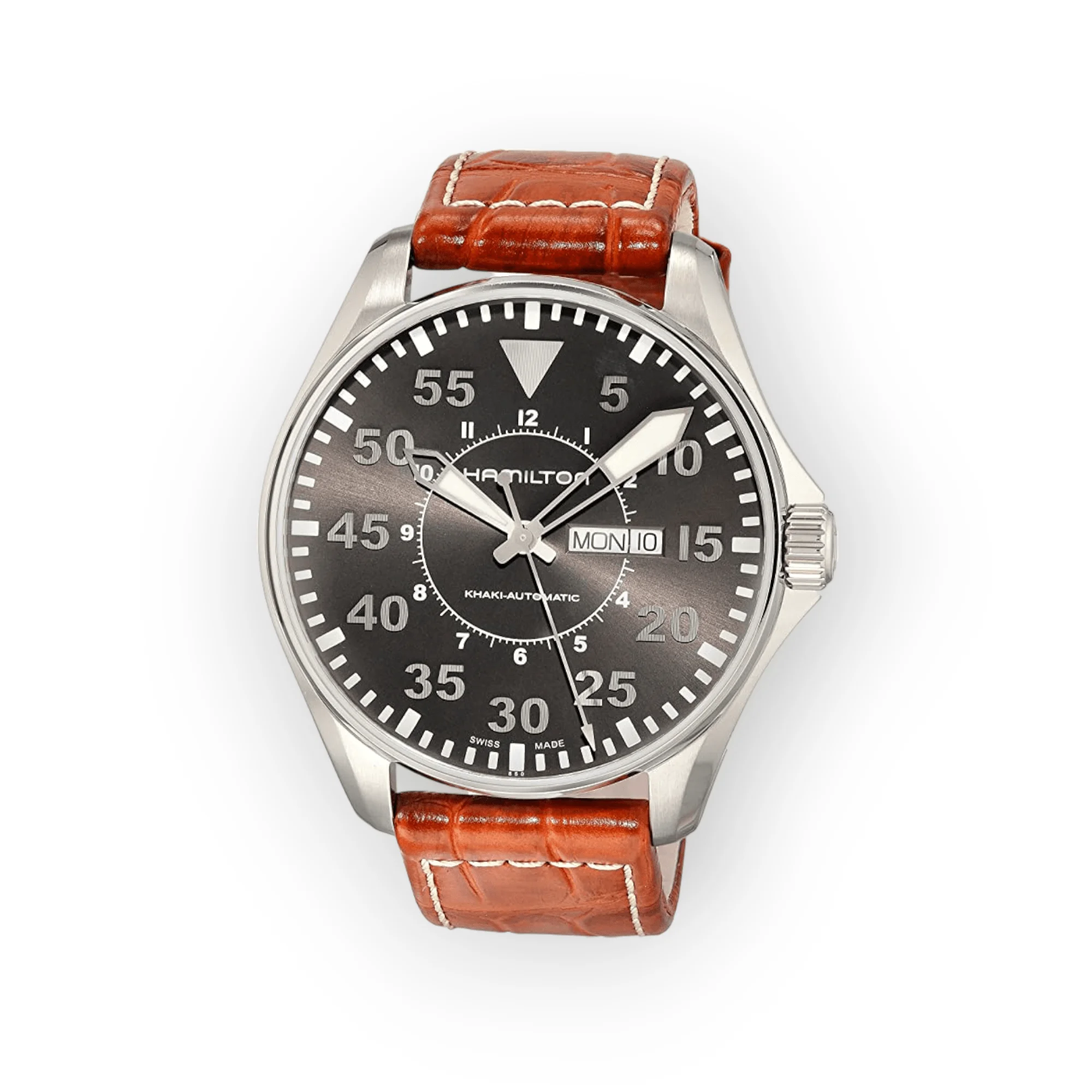 Hamilton Men's H64715885 Khaki Pilot