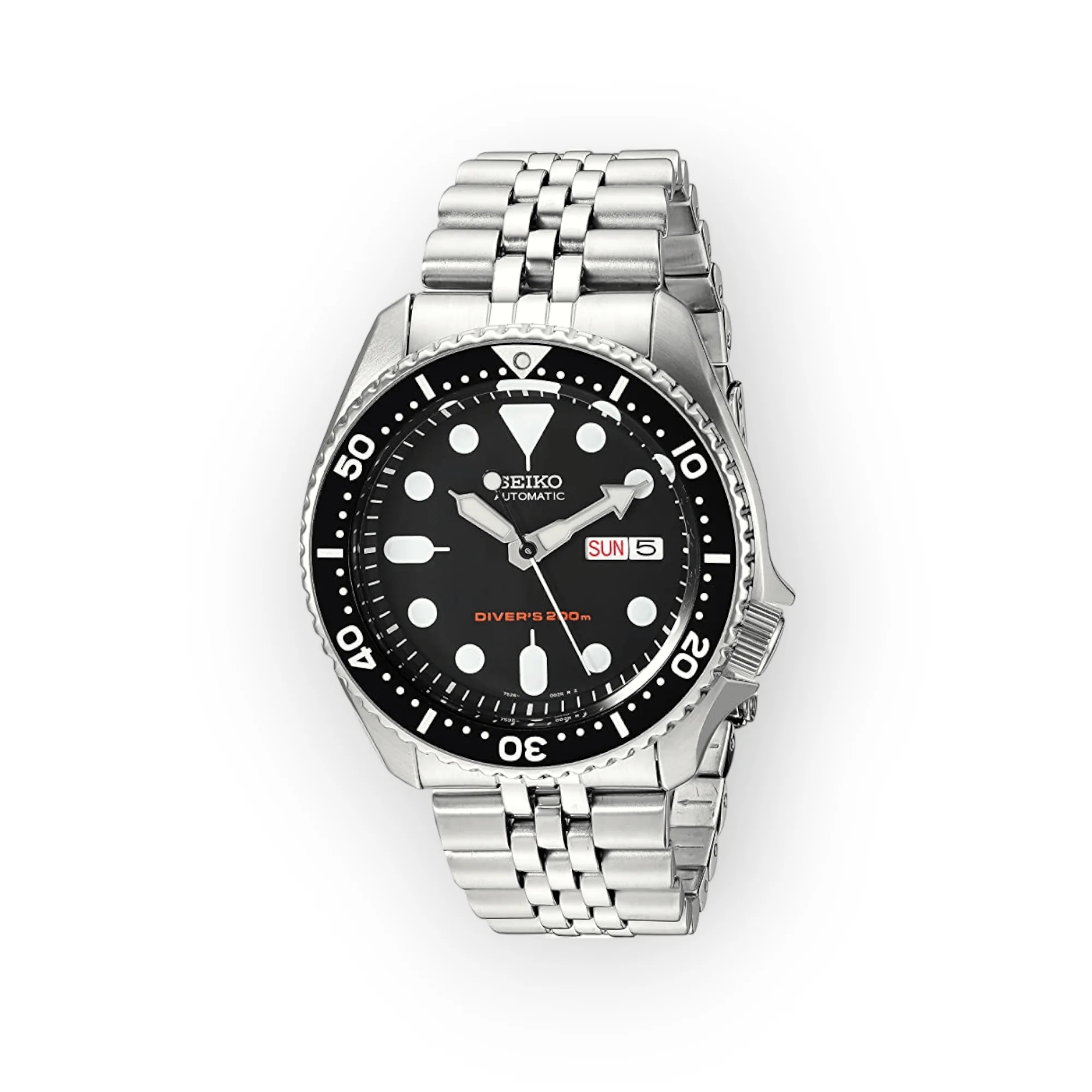 SEIKO Men's Black Boy Automatic Diver's Watch SKX007