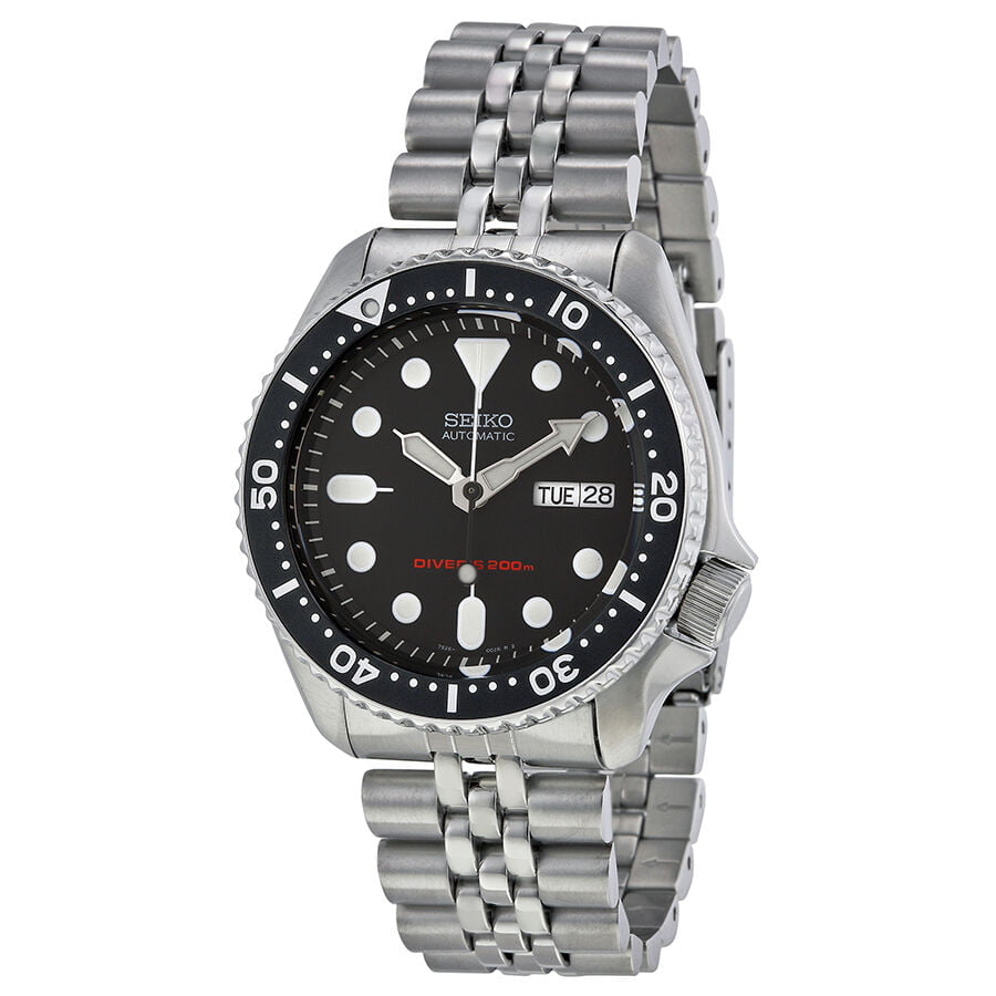 Seiko SKX007 Diver's Watch in Silver Wristband