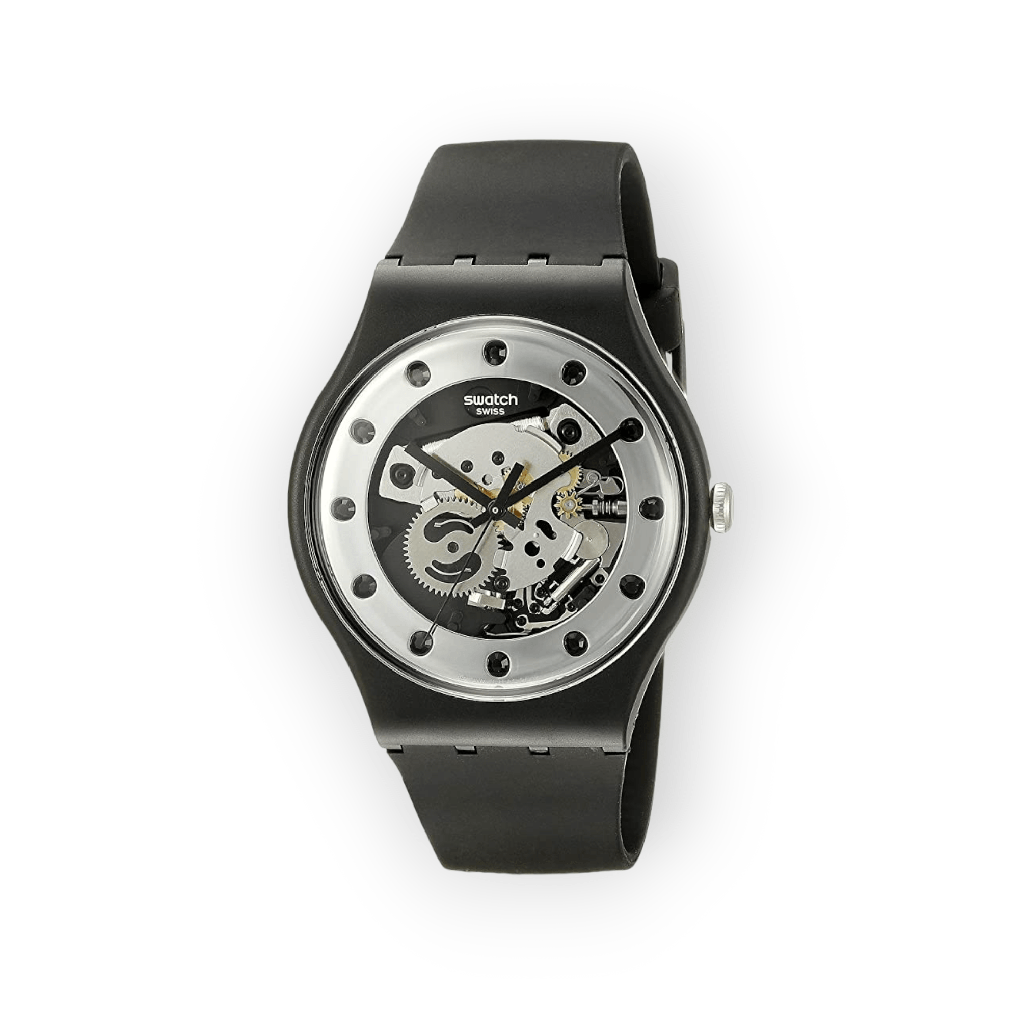 Swatch Unisex Silver Glam Watch