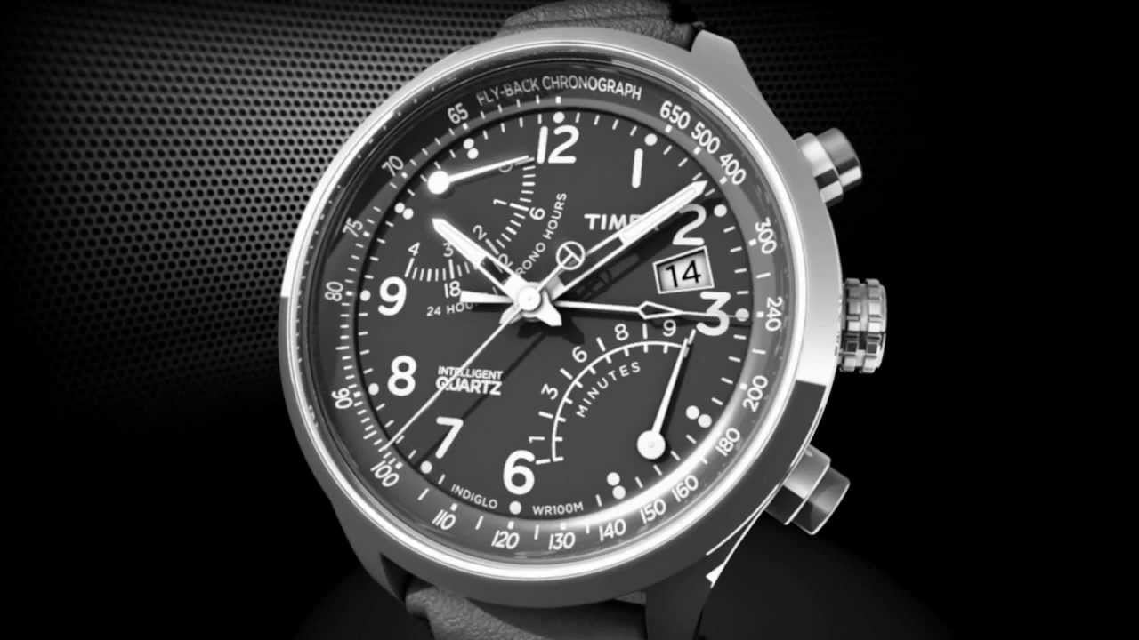 Timex Intelligent Fly-Back Chronograph Watch
