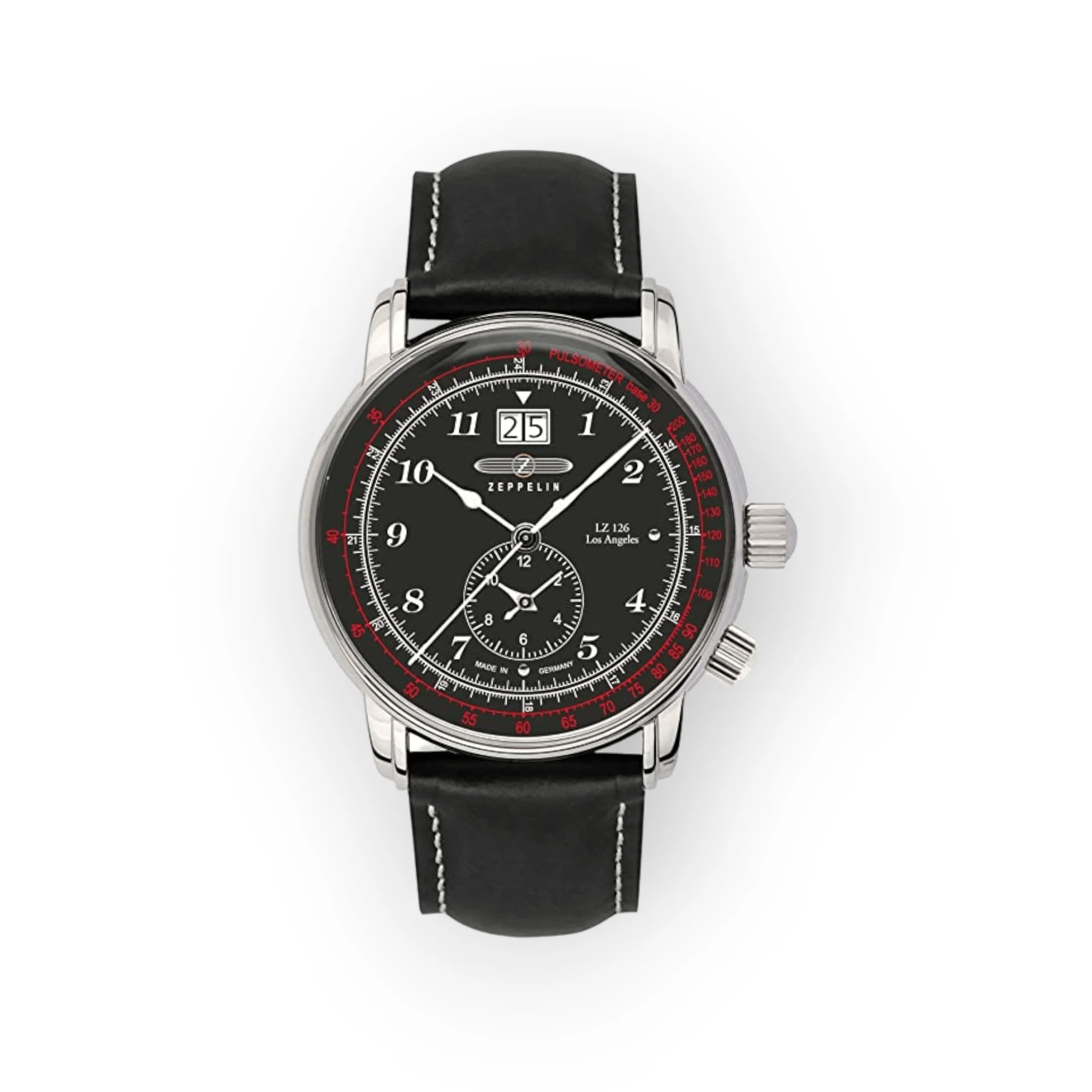 Zeppelin Big Date - Dual Time Watch 8644-2 - Series LZ126